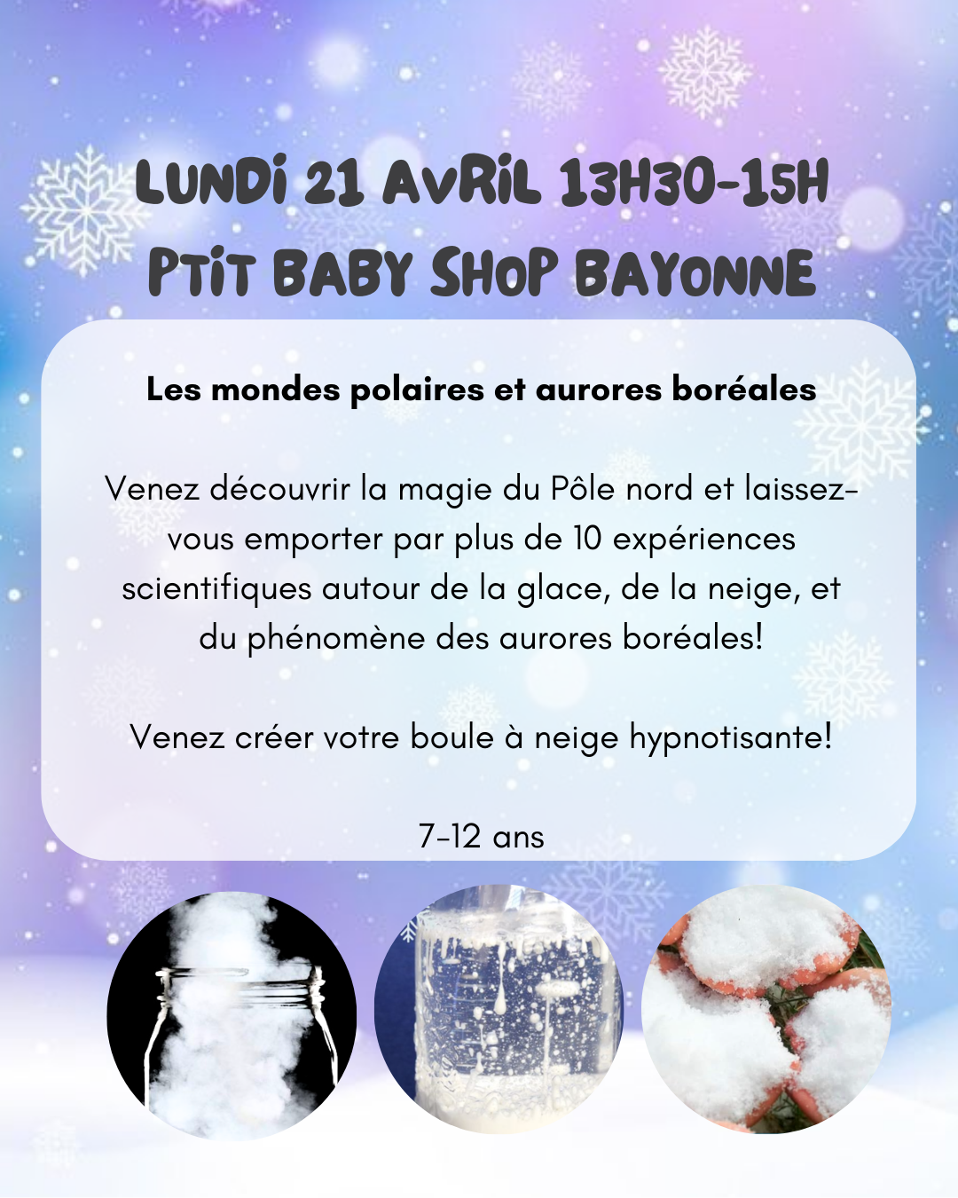 Ateliers Mondes polaires et aurores boréales