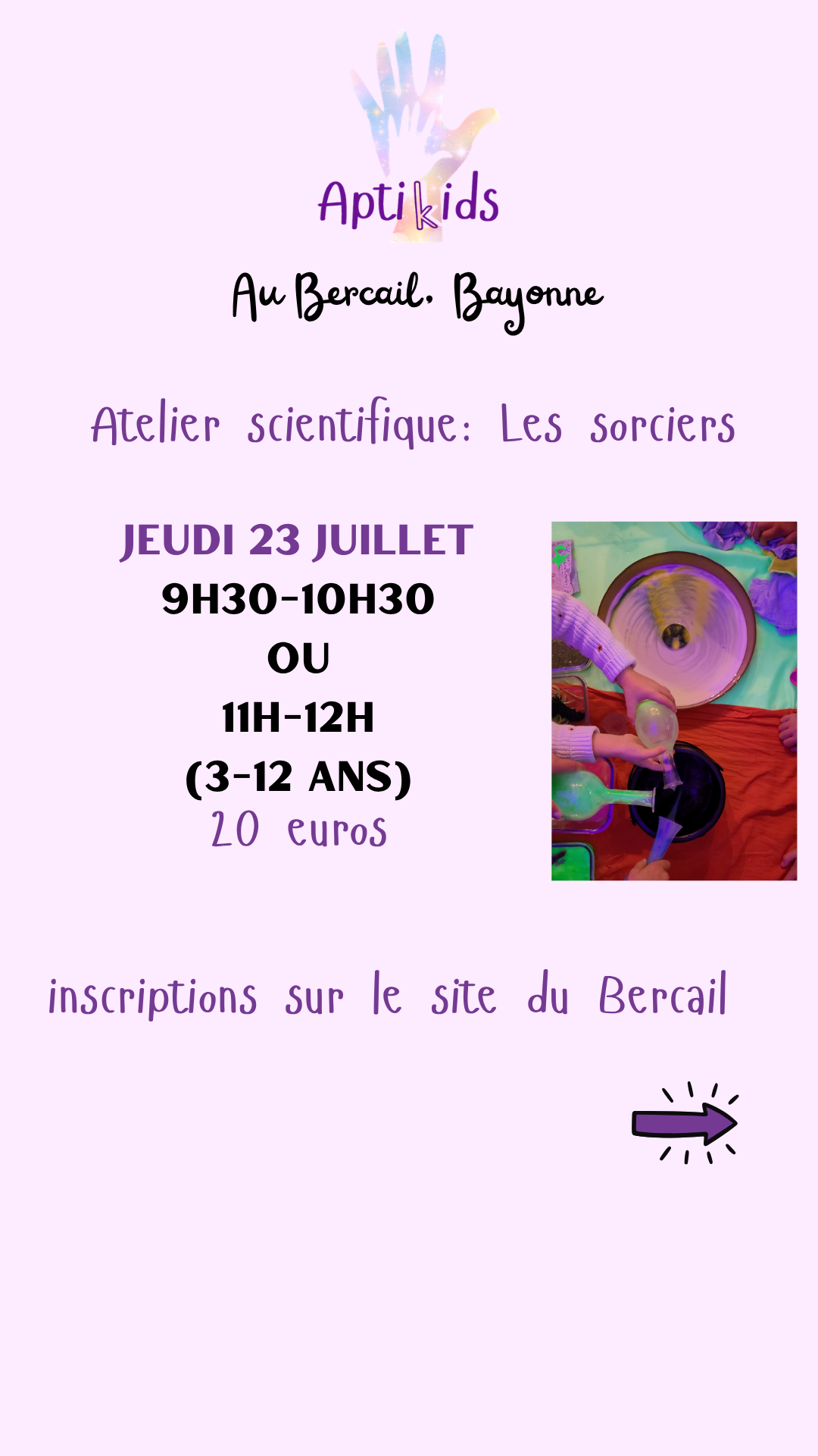 Ateliers scientifiques au Bercail