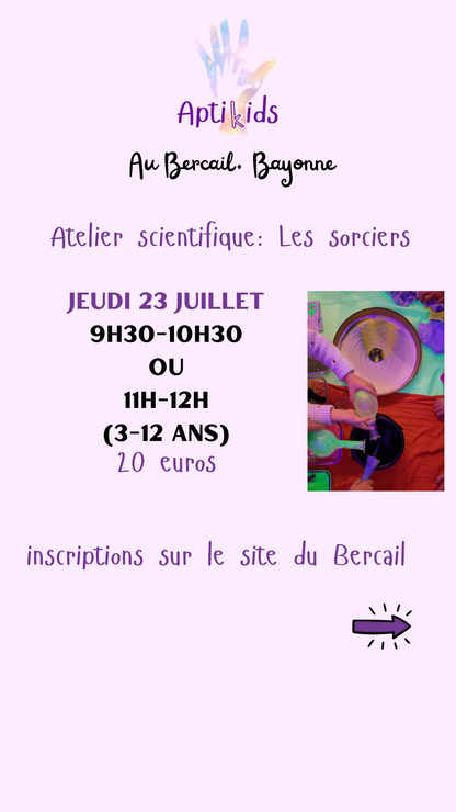 Ateliers scientifiques au Bercail
