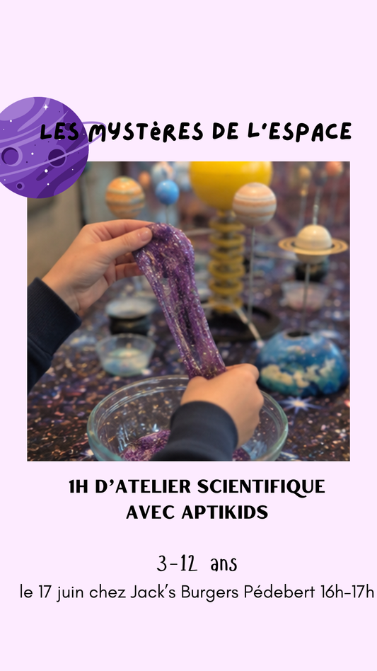 Ateliers scientifique les mystères de l'espace Jack's