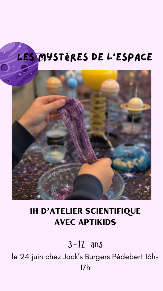Ateliers scientifique les mystères de l'espace Jack's