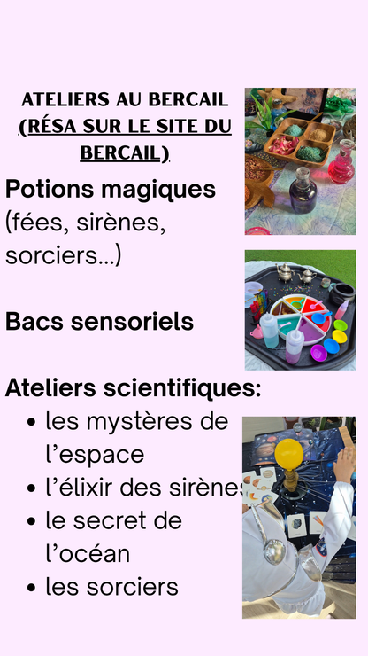 Ateliers scientifiques au Bercail
